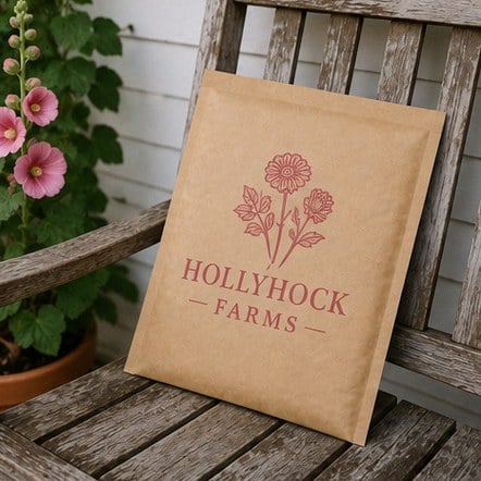Custom printed kraft mailers in bulk