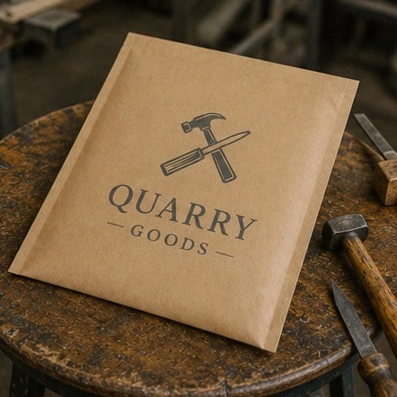 Kraft mailers with logo printing